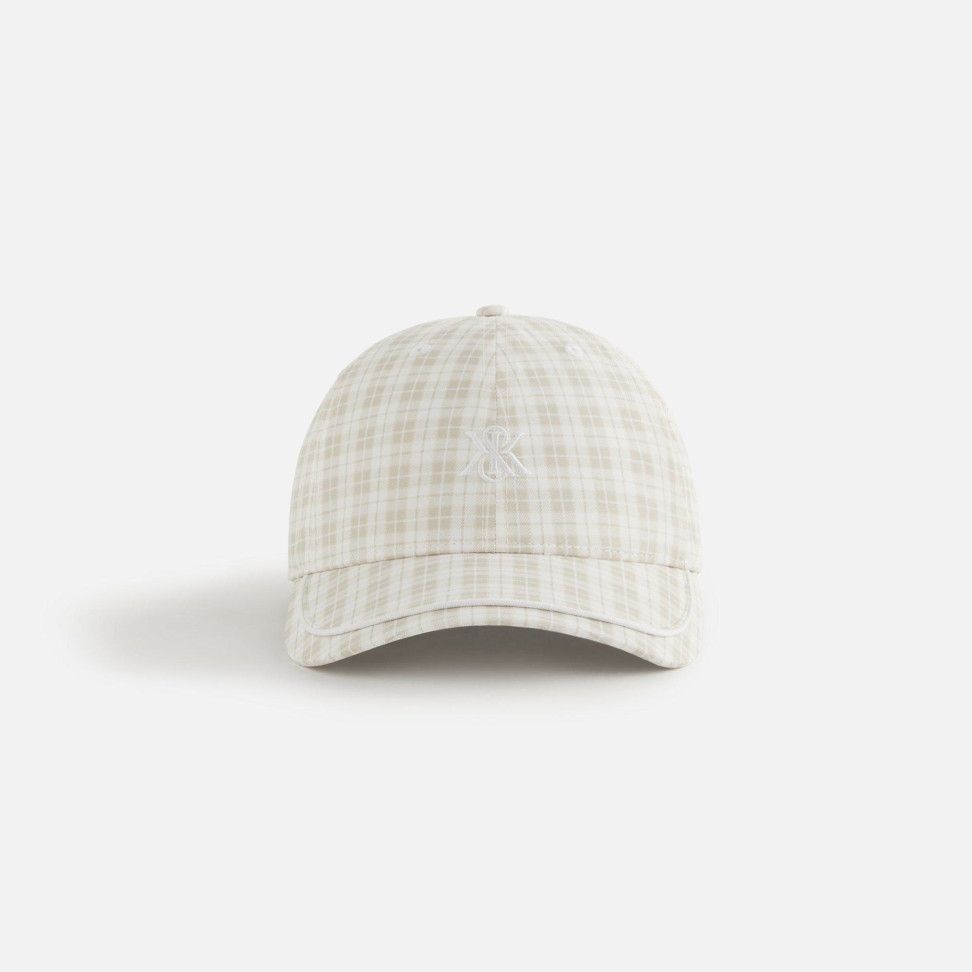 Kith Women Gingham Classic Cap - White PH