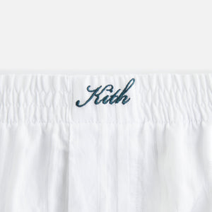 Kith Women Ida II Sheer Stripe Boxer Short - White