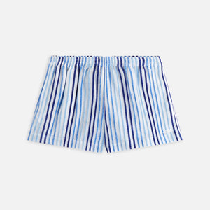 Kith Women Erika II Chenille Stripe Boxer Short - Cornflower