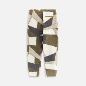 Kith Women Chelsea III Patchwork Fleece Jogger - Plaster