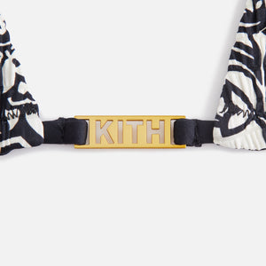 Kith Women Naya Paisley Triangle Top - Black