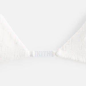 Kith Women Talia II Monogram Towel Tie Top - White