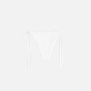 Kith Women Tova Monogram Towel Tie Bottom - White