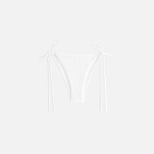 Kith Women Tova Monogram Towel Tie Bottom - White