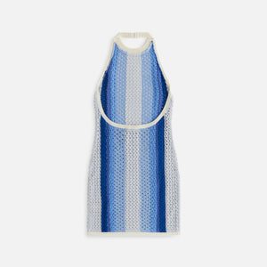 Kith Women Crochet Knit Anya Mini Dress - Kyanite