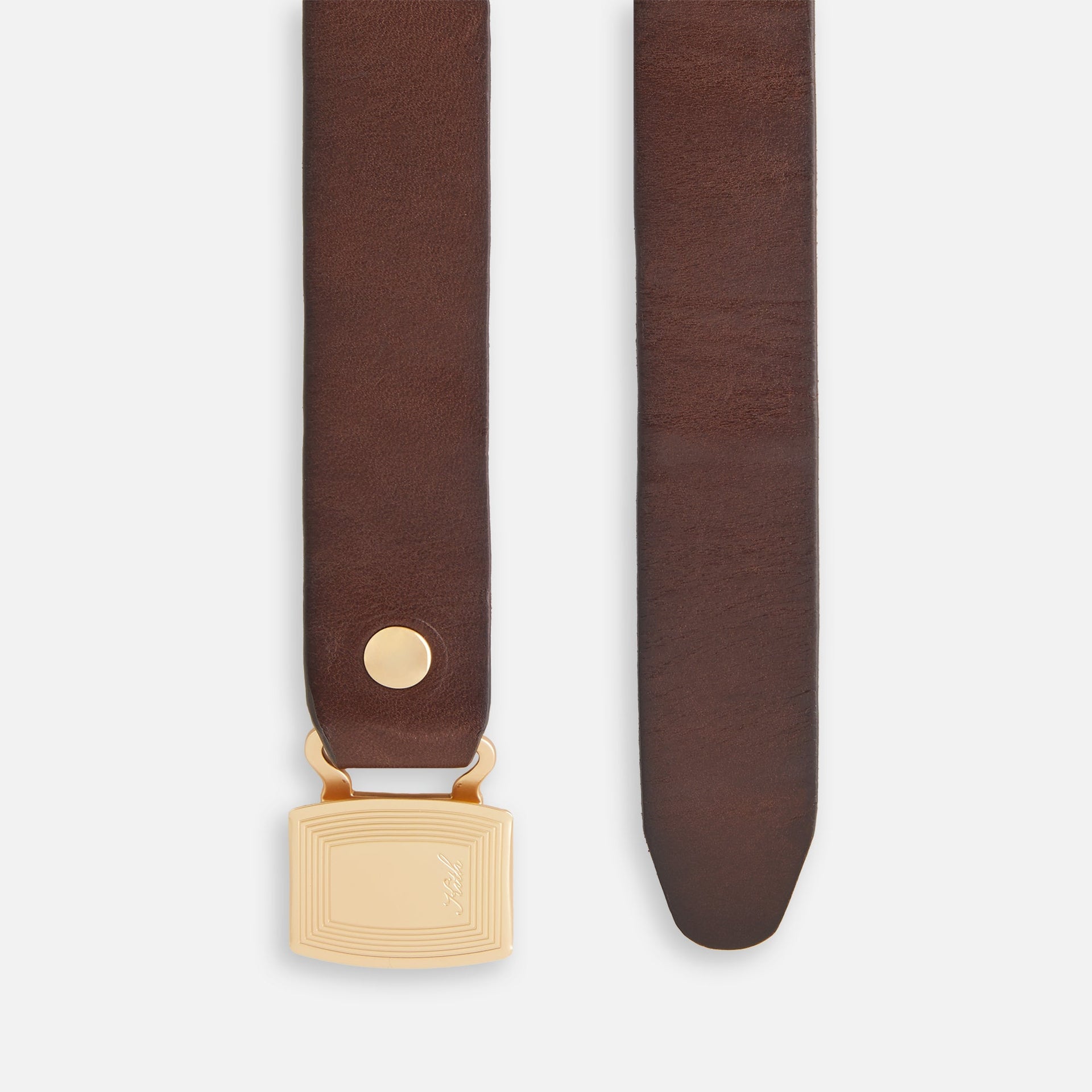 Kith Women Plaque Leather Belt - Zoom