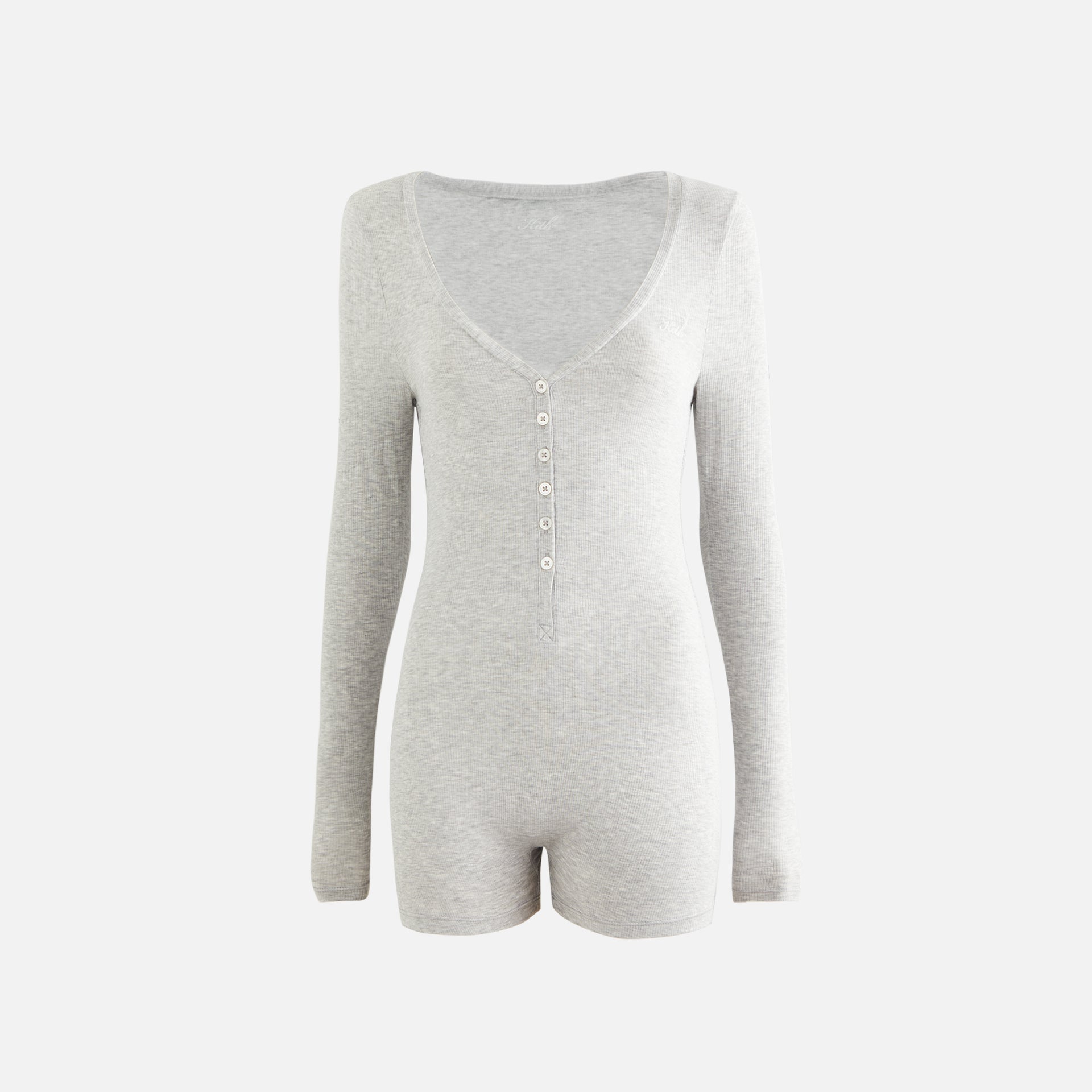 Kith Women Dara Modal Rib Romper - Heather Grey