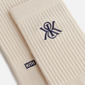 Kith Women Crest Cotton Socks - Muslin