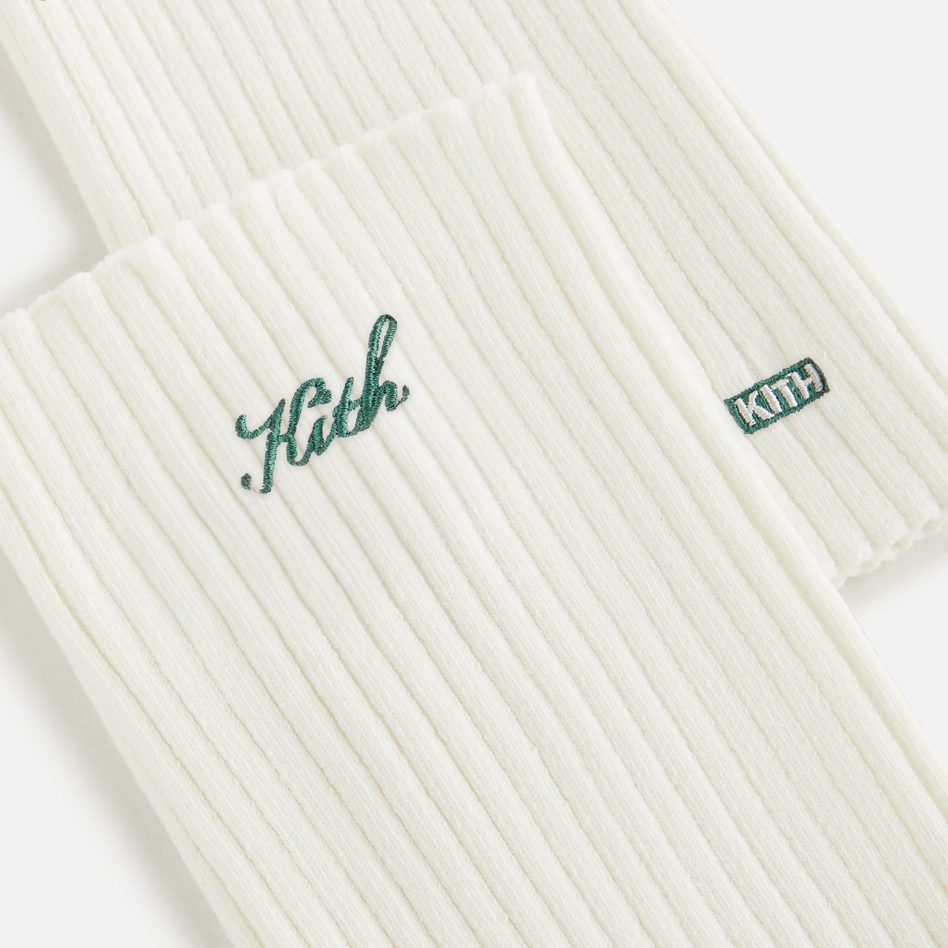 Kith Women Script Logo Leg Warmer - Whisper