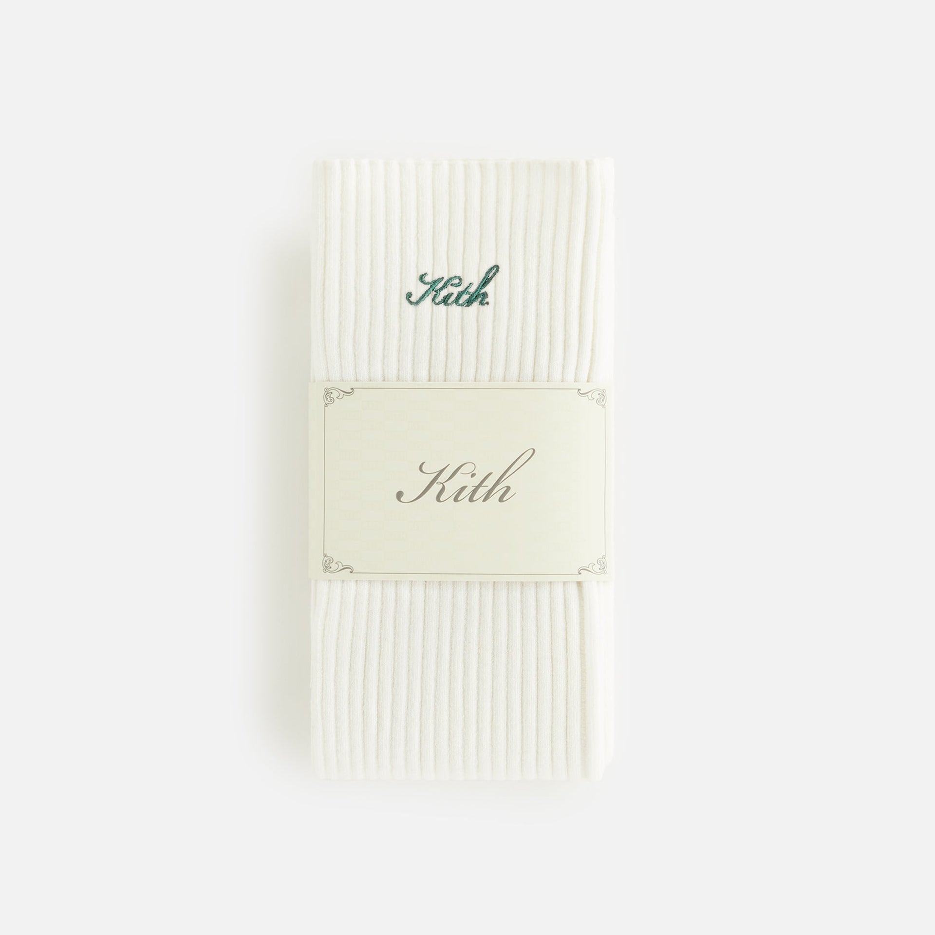 Kith Women Script Logo Leg Warmer - Whisper