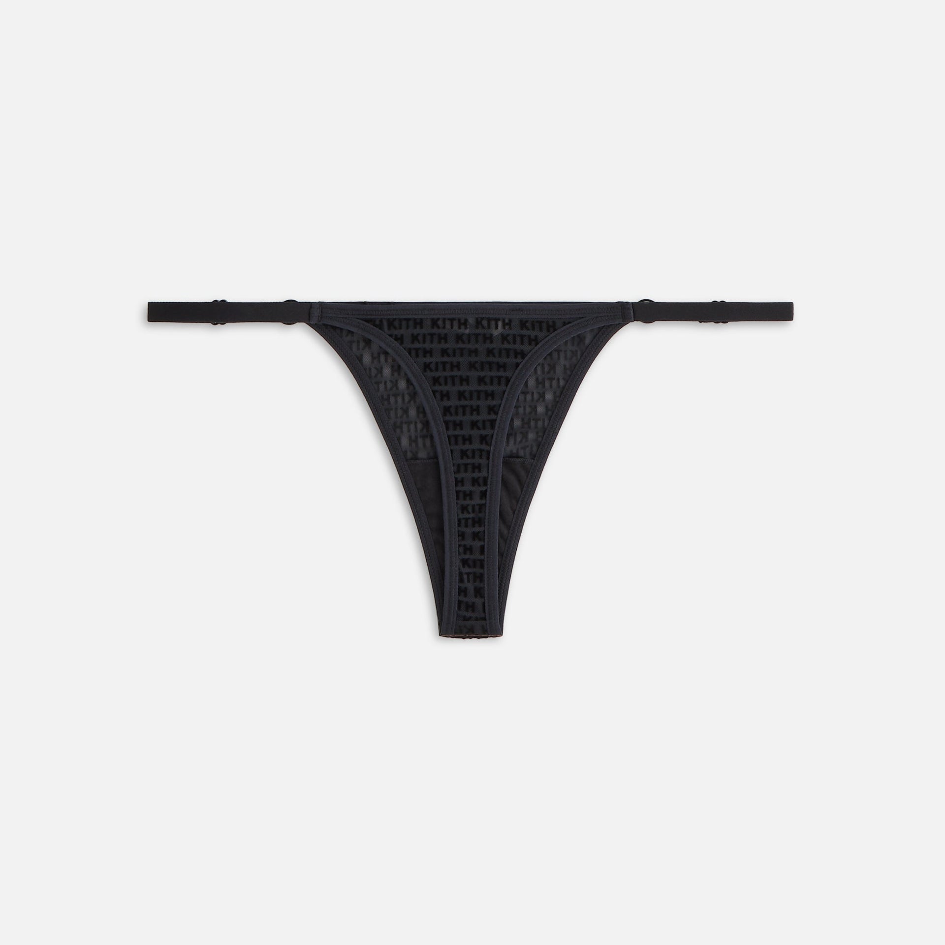 Kith Women Mesh Adjustable Thong - Black