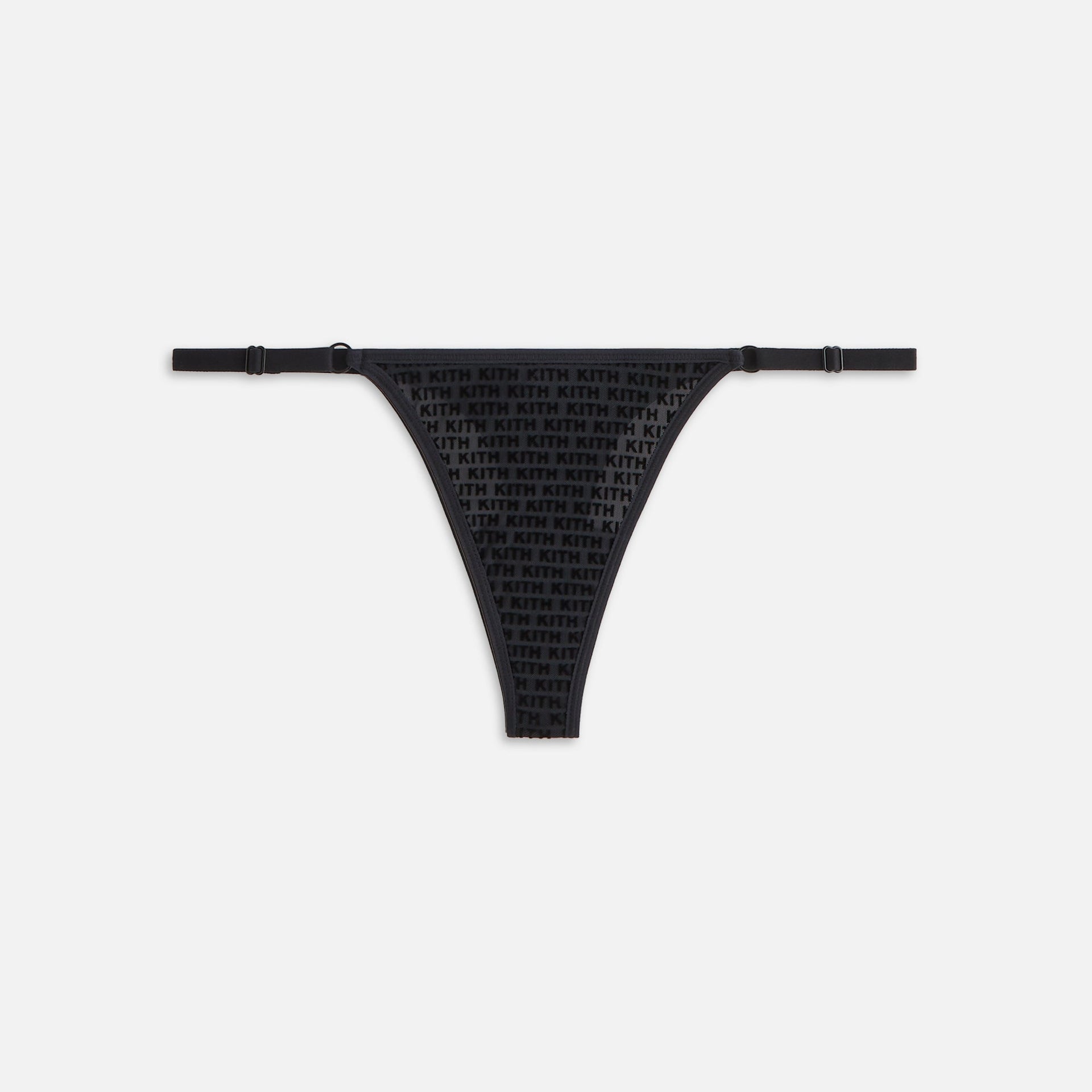 Kith Women Mesh Adjustable Thong - Black