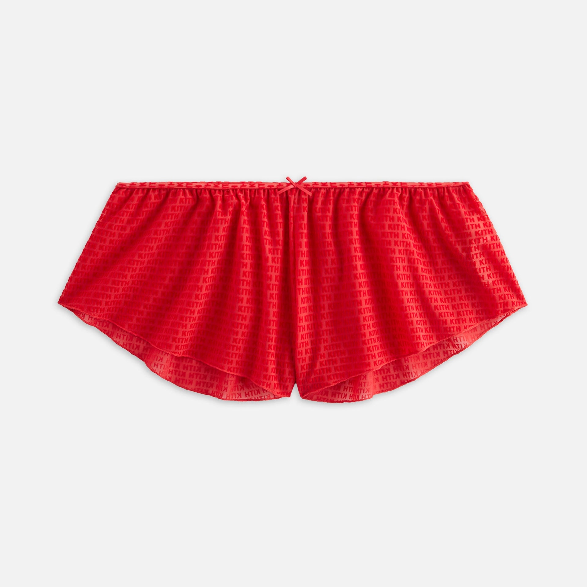 Kith Women Mesh Tap Shorty - Cherry Bomb