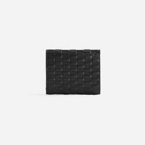 Kith Women Monogram Flap Wallet - Black