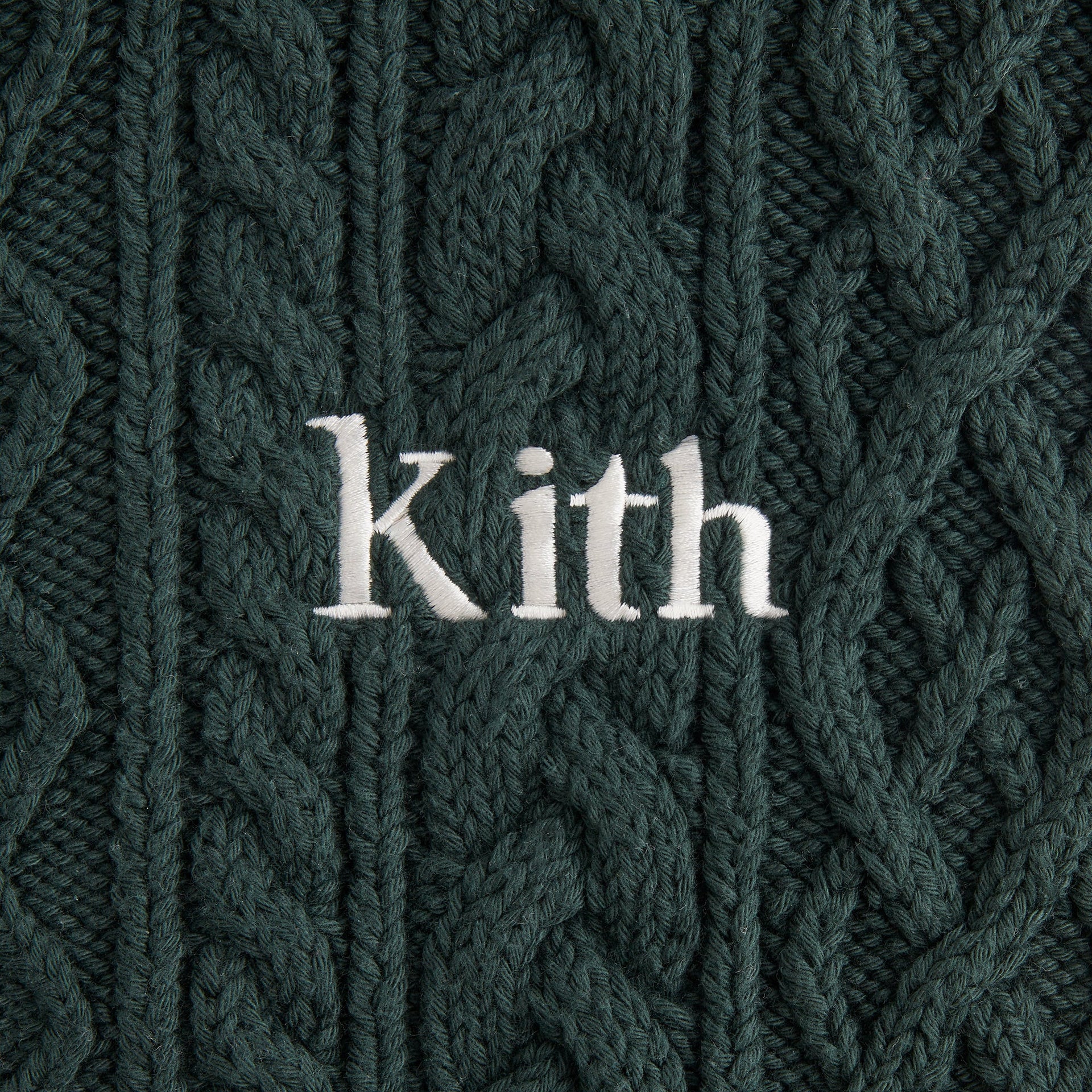 Kith Women Wyler Cable Full Zip Sweater - Stadium