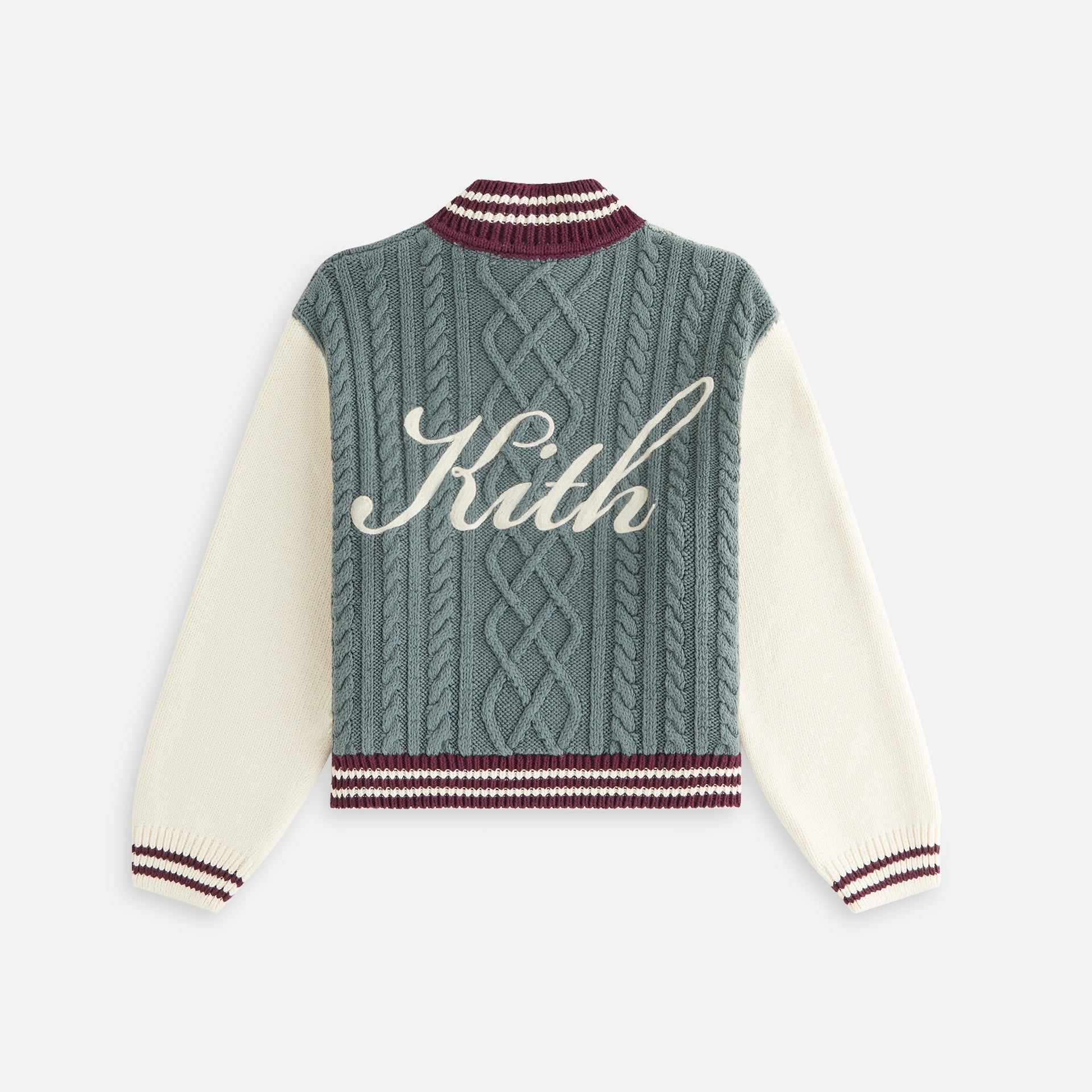 Kith Women Wyler Blocked Full Zip Sweater - Virtue