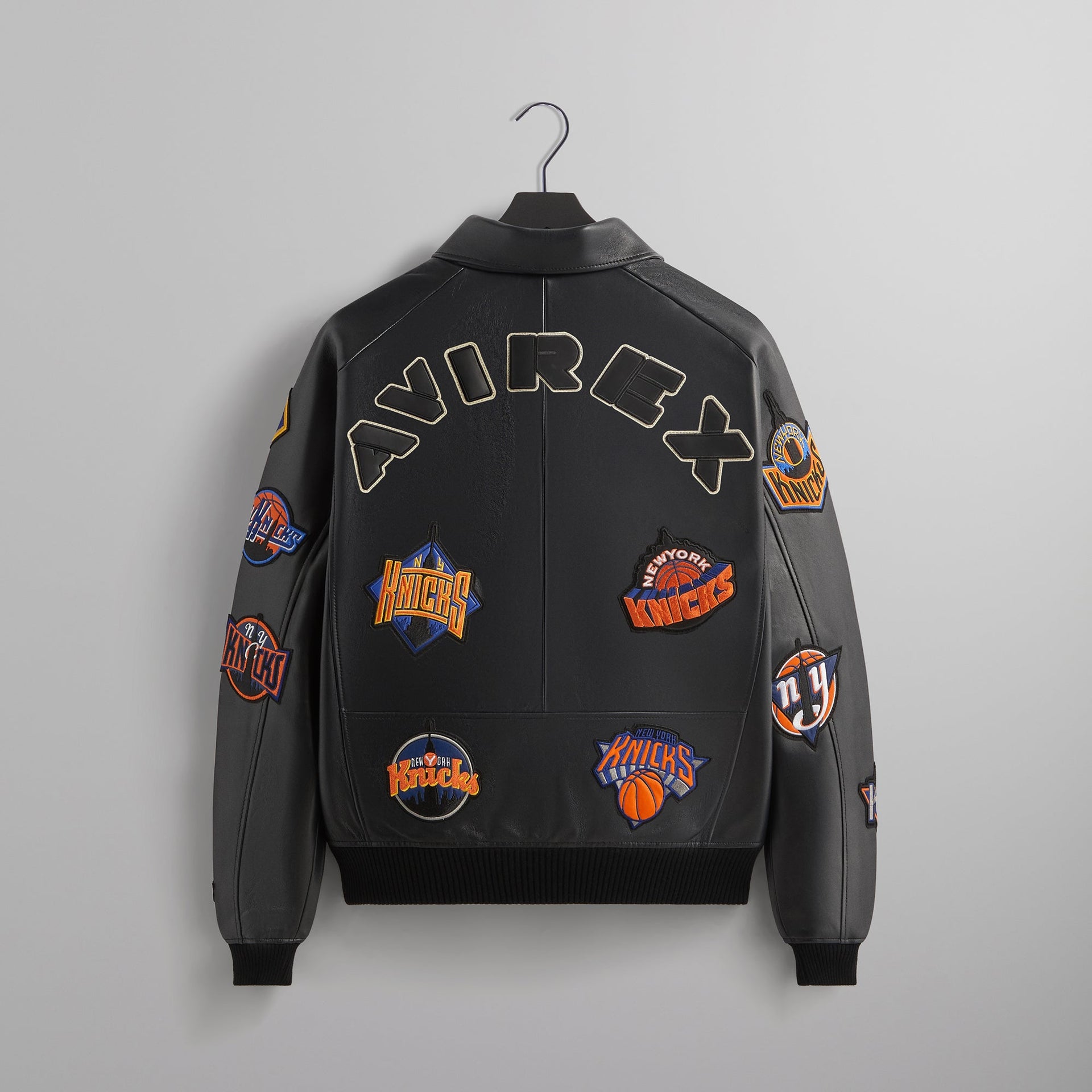 Kith & AVIREX for the New York Knicks Icon Jacket - Black