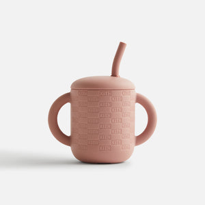 Kith Kids for Mushie Silicone Training Cup and Straw - Dusty Quartz