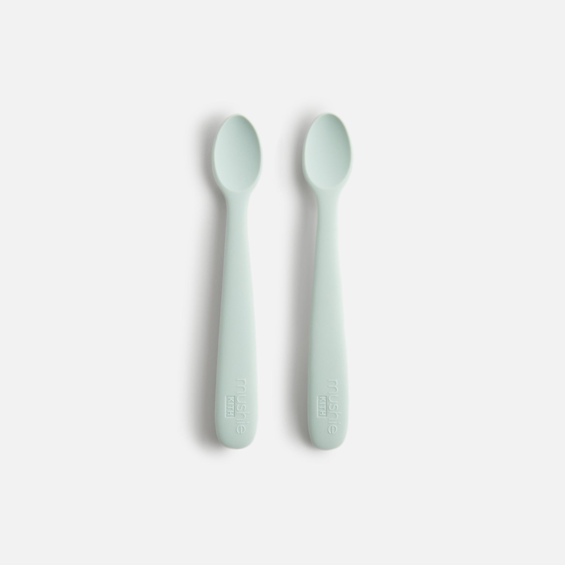 Kith Kids for Mushie Silicone Feeding Spoon 2 Pack - Helium