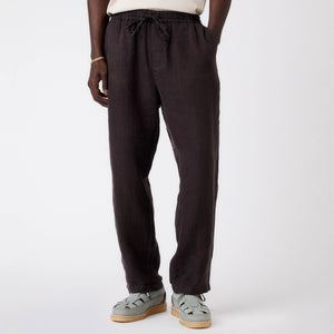 &Kin Herringbone Linen Barrow Pant - Kindling