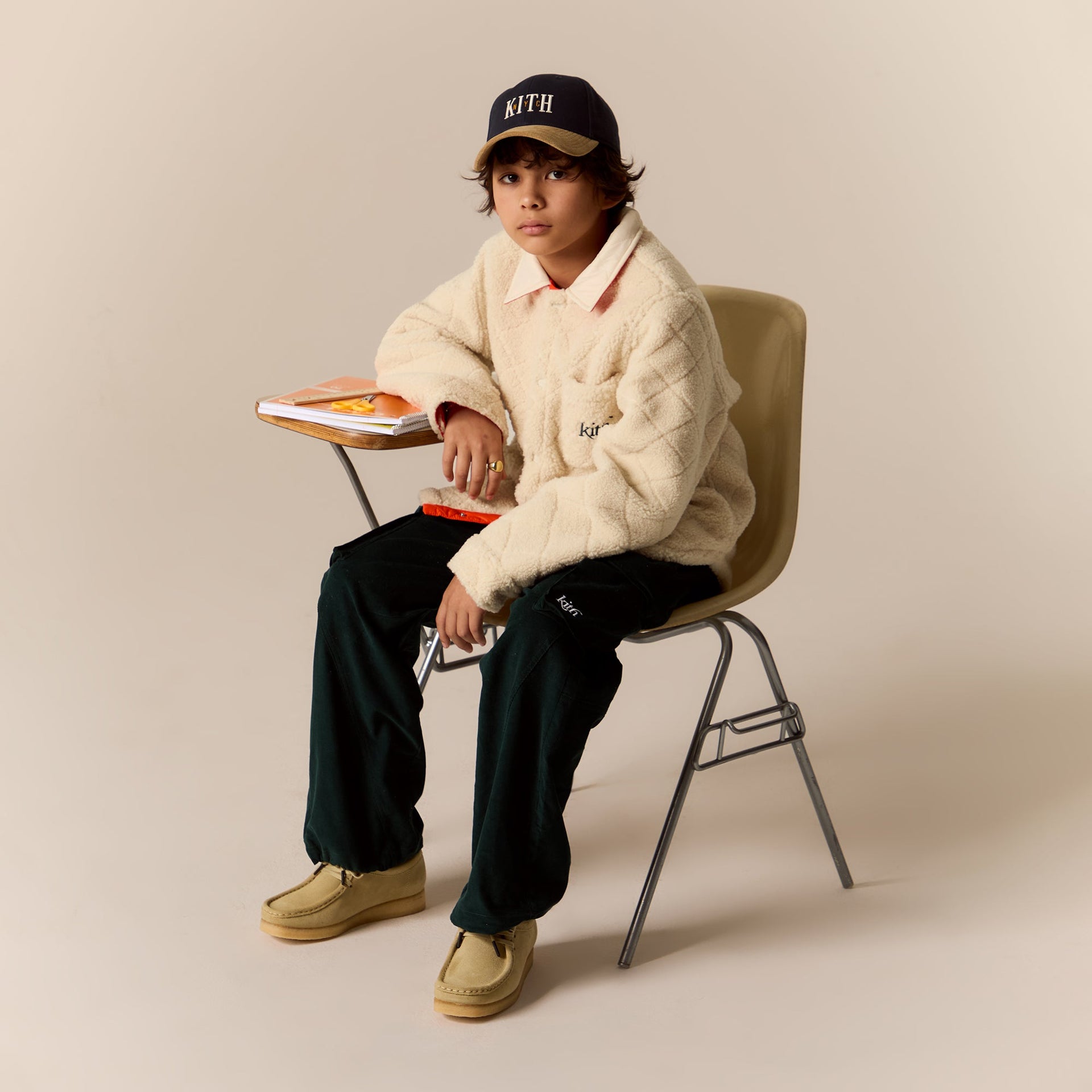 Kith Kids Reversible Ora Shacket - Waffle