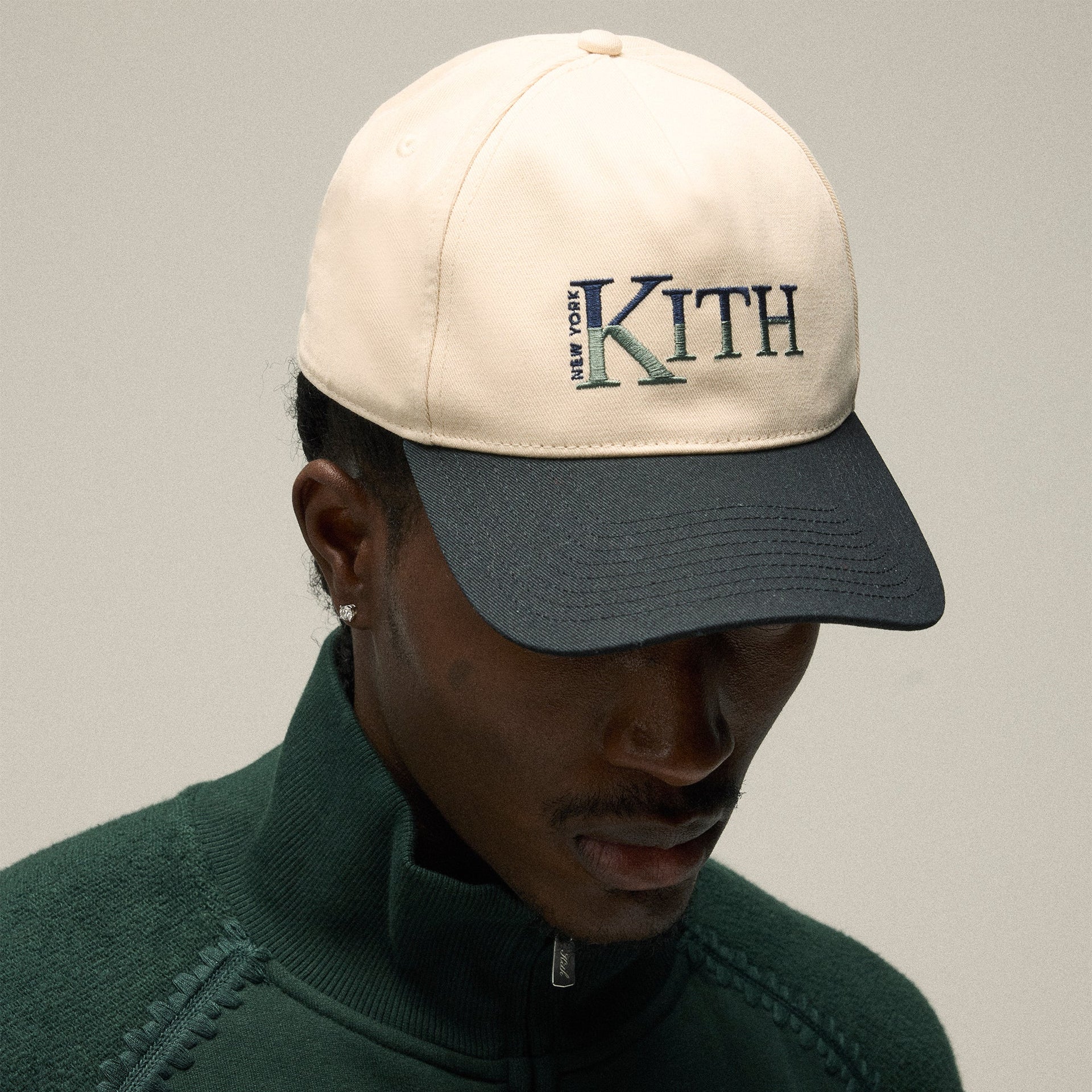 Kith Washed Twill Bay Low Pinch Crown Cap - Sandrift