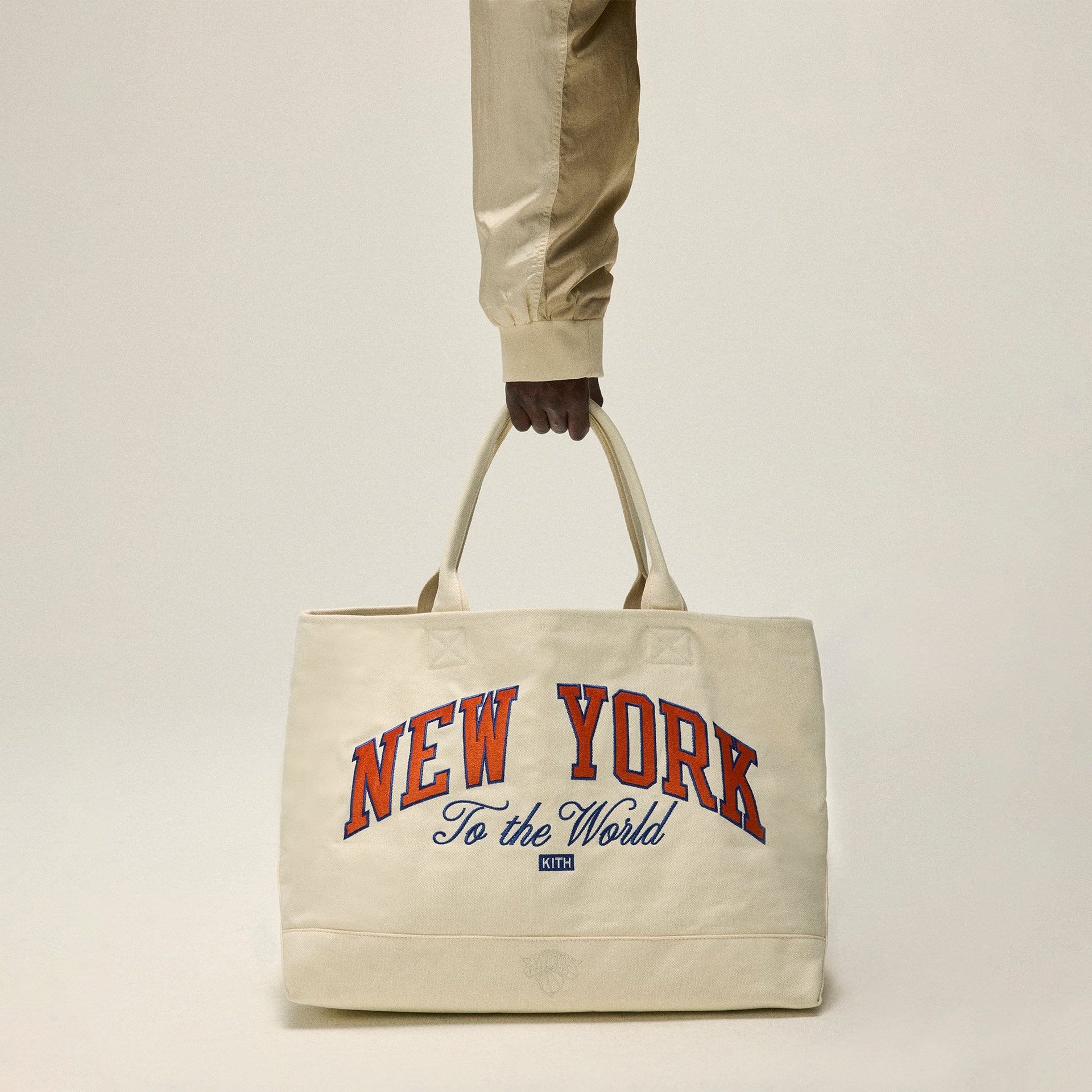 Kith for the New York Knicks Canvas Tote - Sandrift