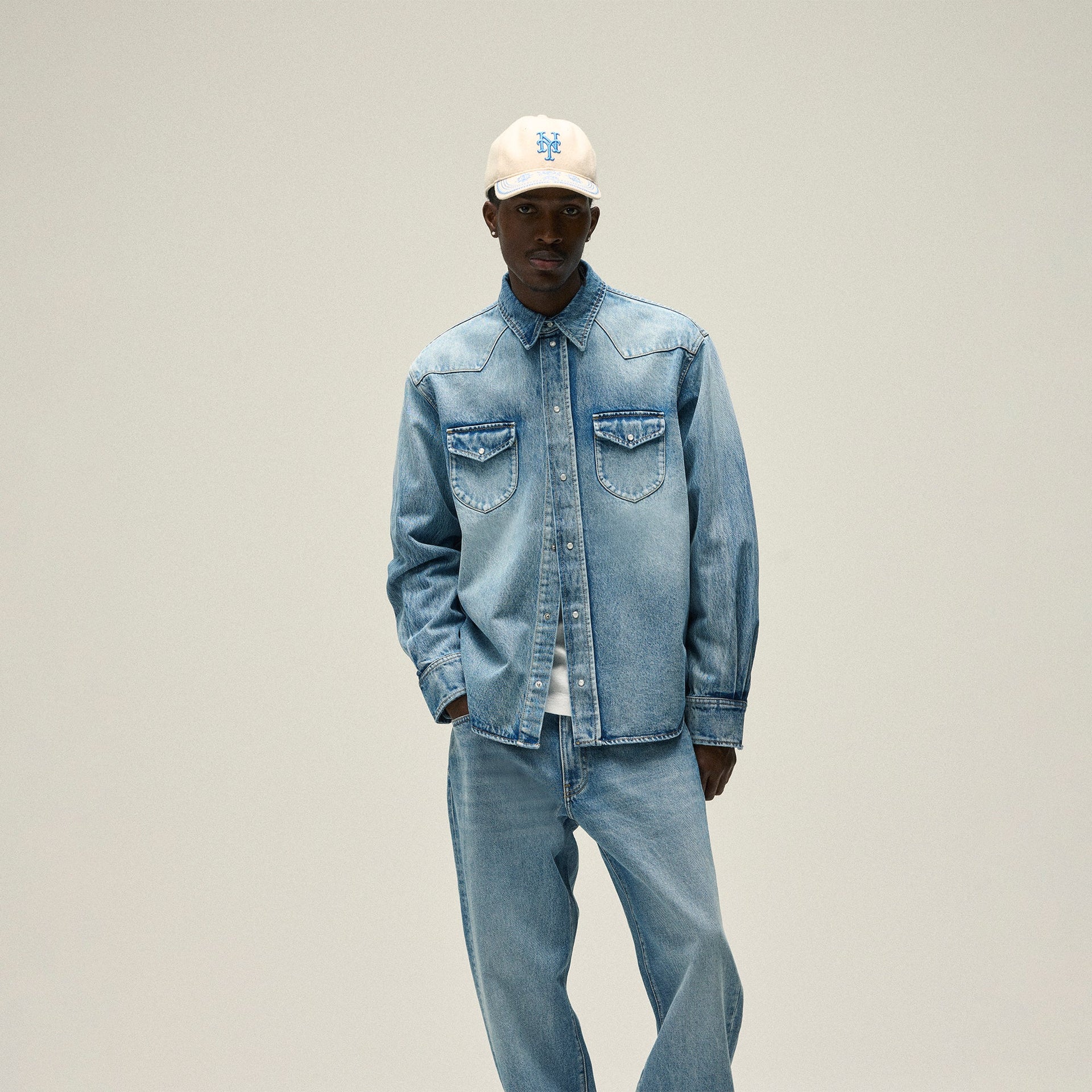 Kith Webster Denim Shirt - Medium Indigo