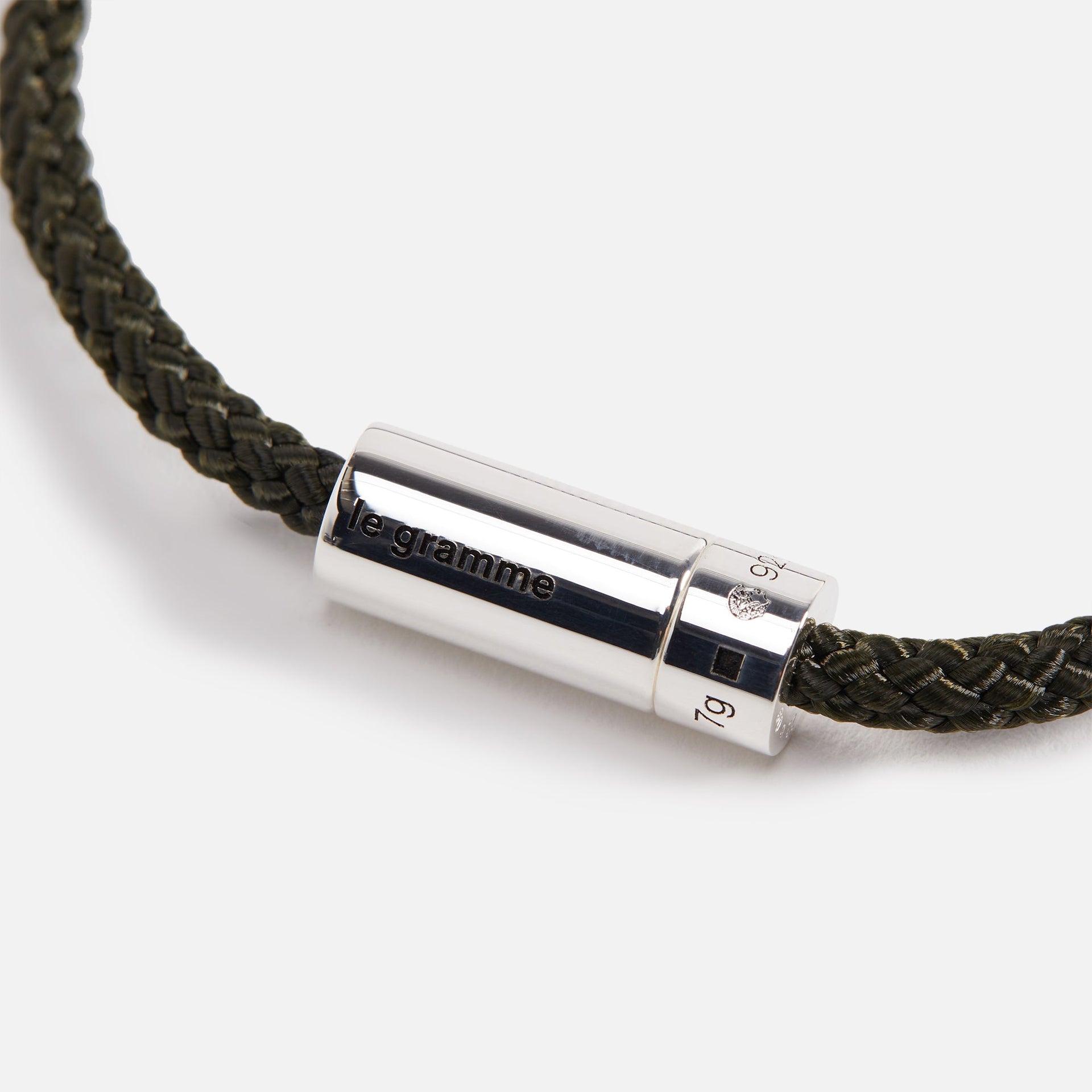 Le Gramme 7g Nato Cable Bracelet - Kahki