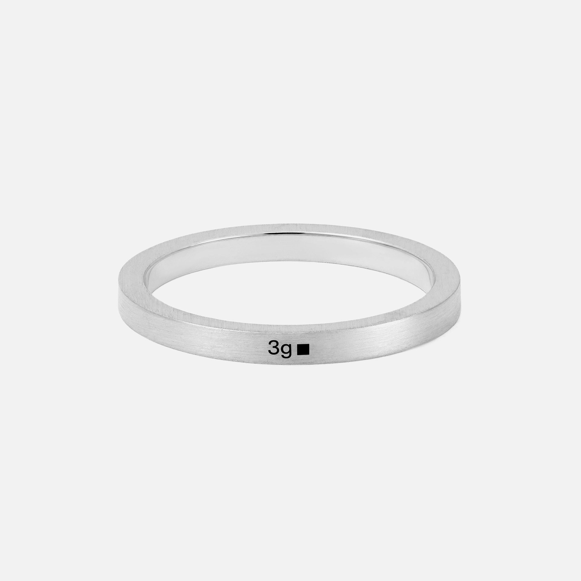 Le Gramme 3g Ribbon Ring - Sterling Silver