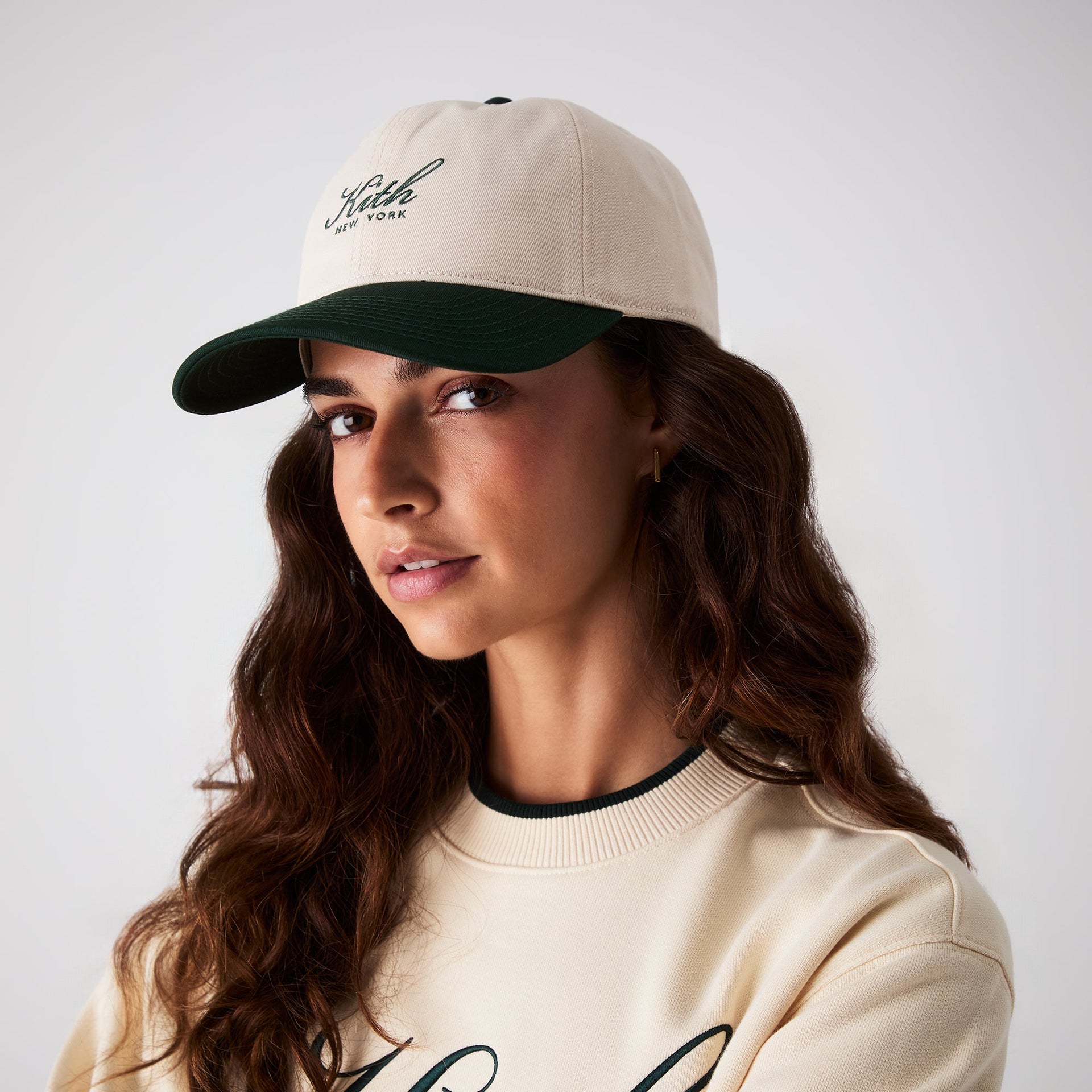 Kith Women Script New York Cap - Muslin