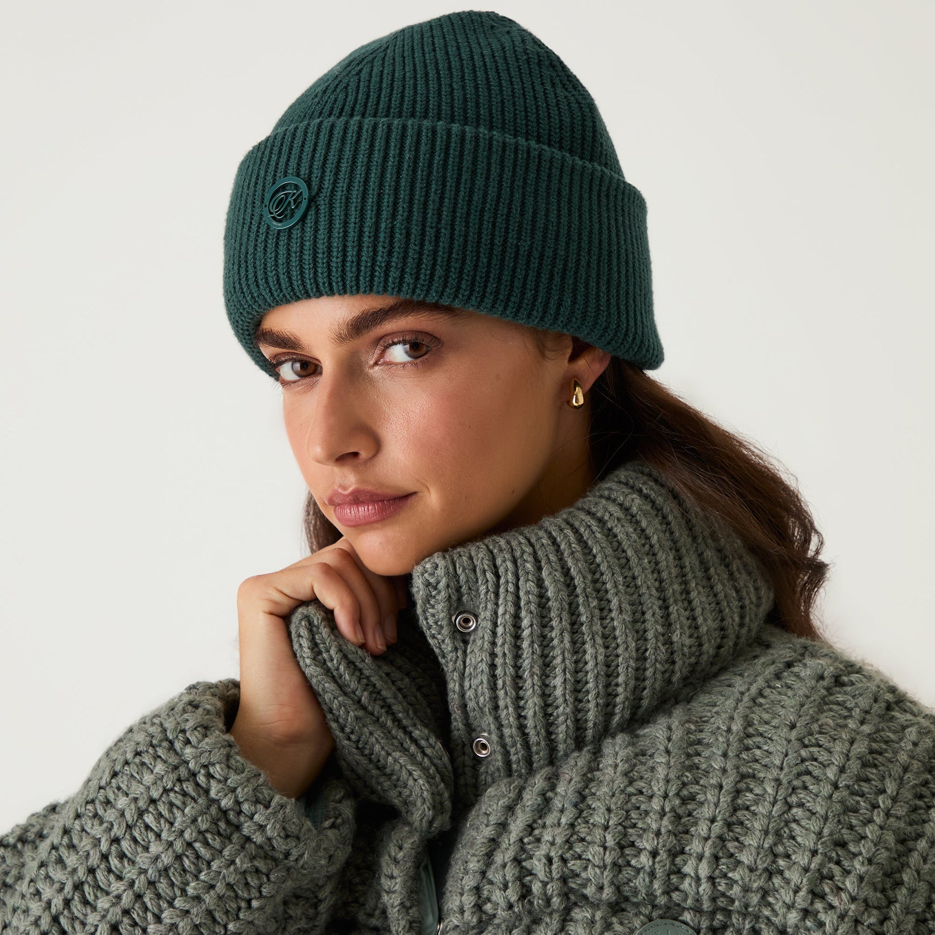 Kith Women Handtacked Enamel Charm Mia Beanie - Chronicle