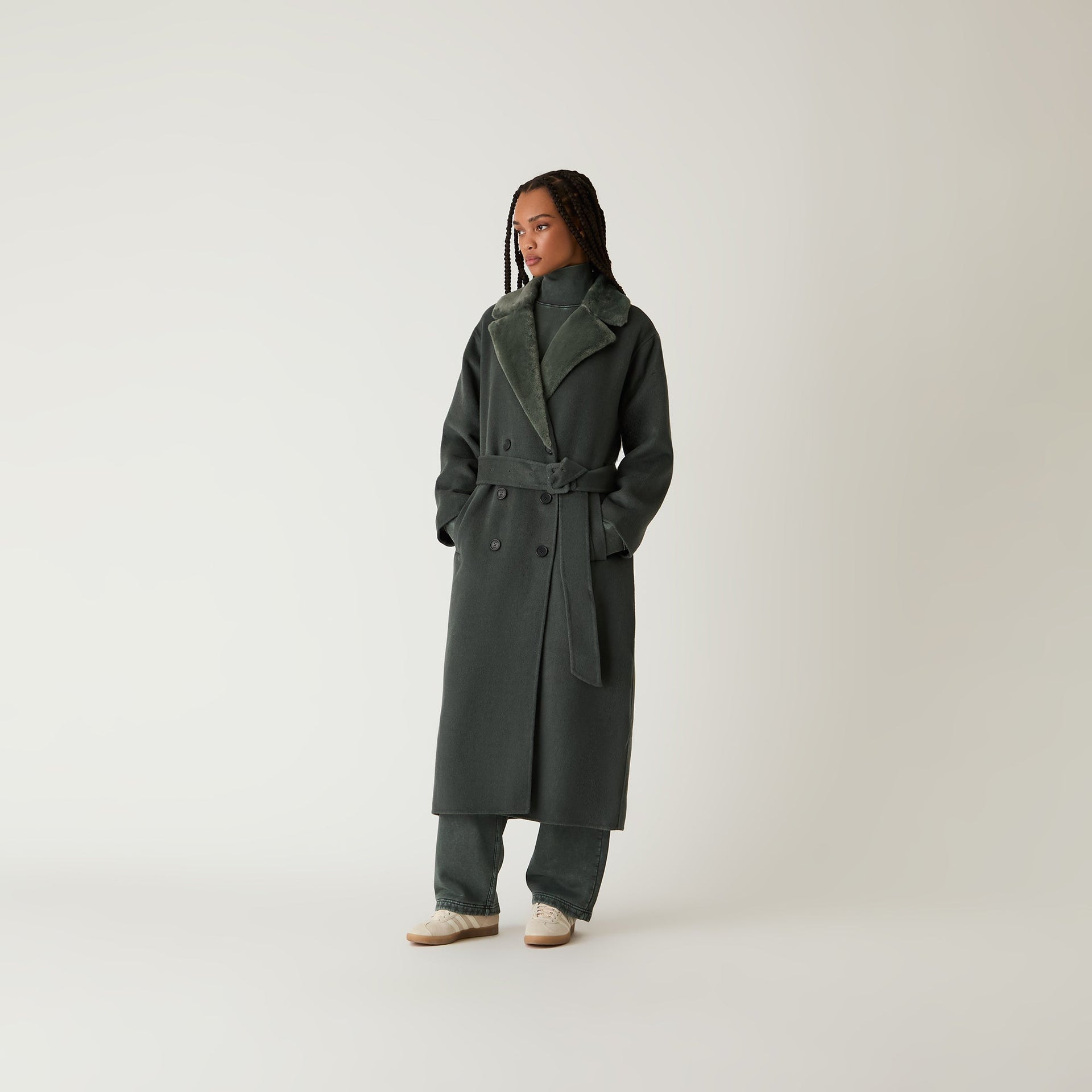 Kith Women Farren Melton Trench Coat - Machine