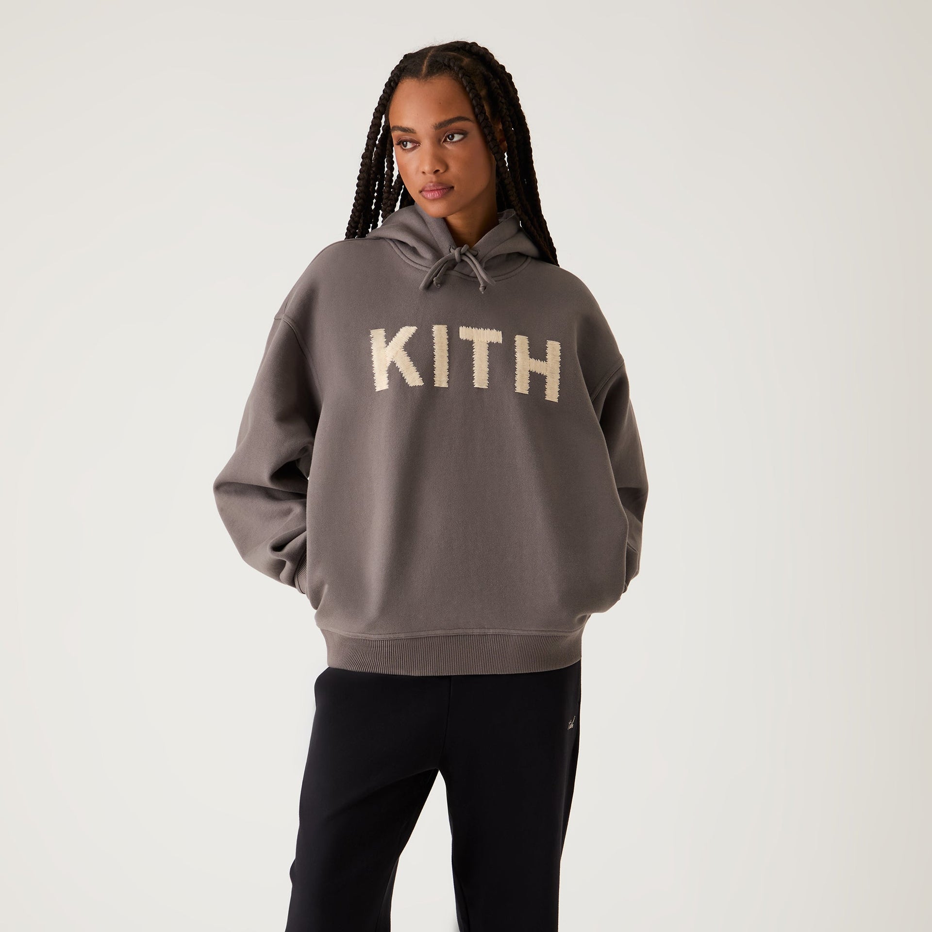 Kith Women Maverick Magnified Kith Hoodie - Galaxy