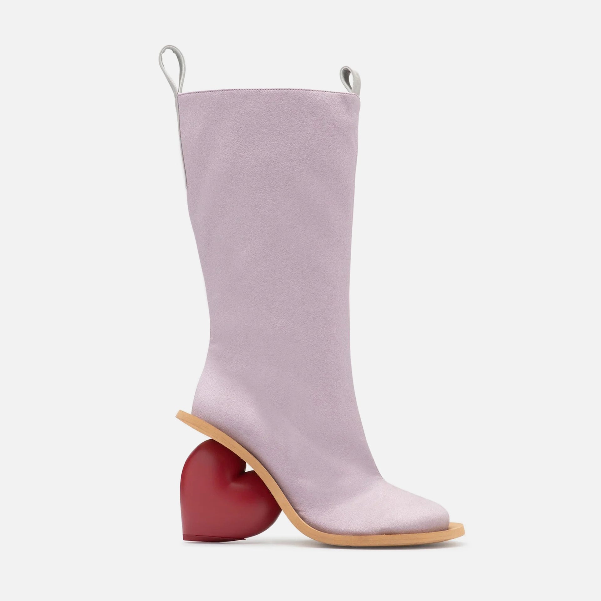 Yume Yume Love Heel - Lilac Silk / Red