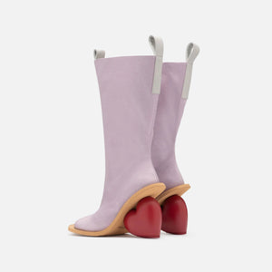 Yume Yume Love Heel - Lilac Silk / Red