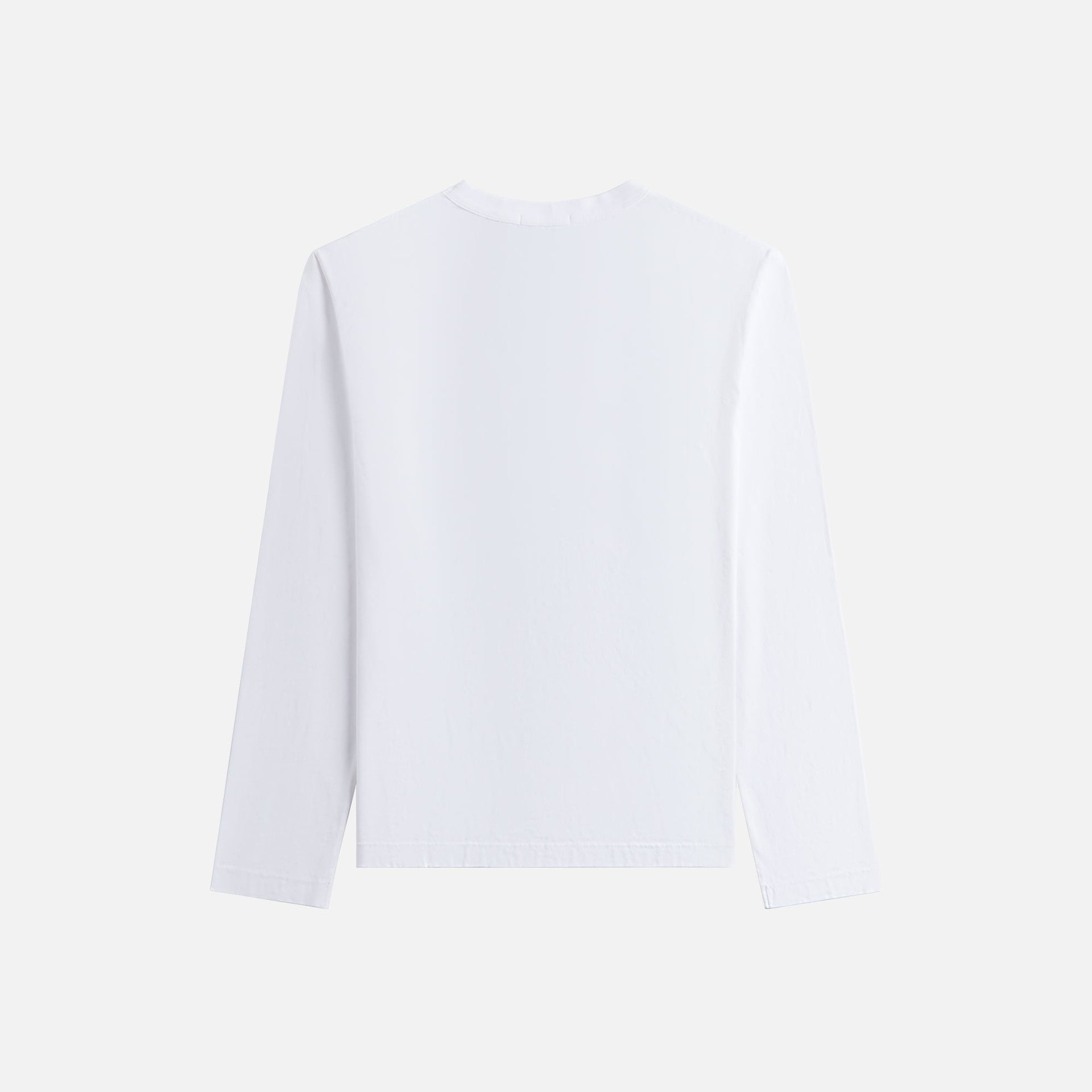 Tekla Long Sleeve Sleeping Tee - White