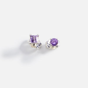 Martine Ali Amethyst Prince Set - Silver