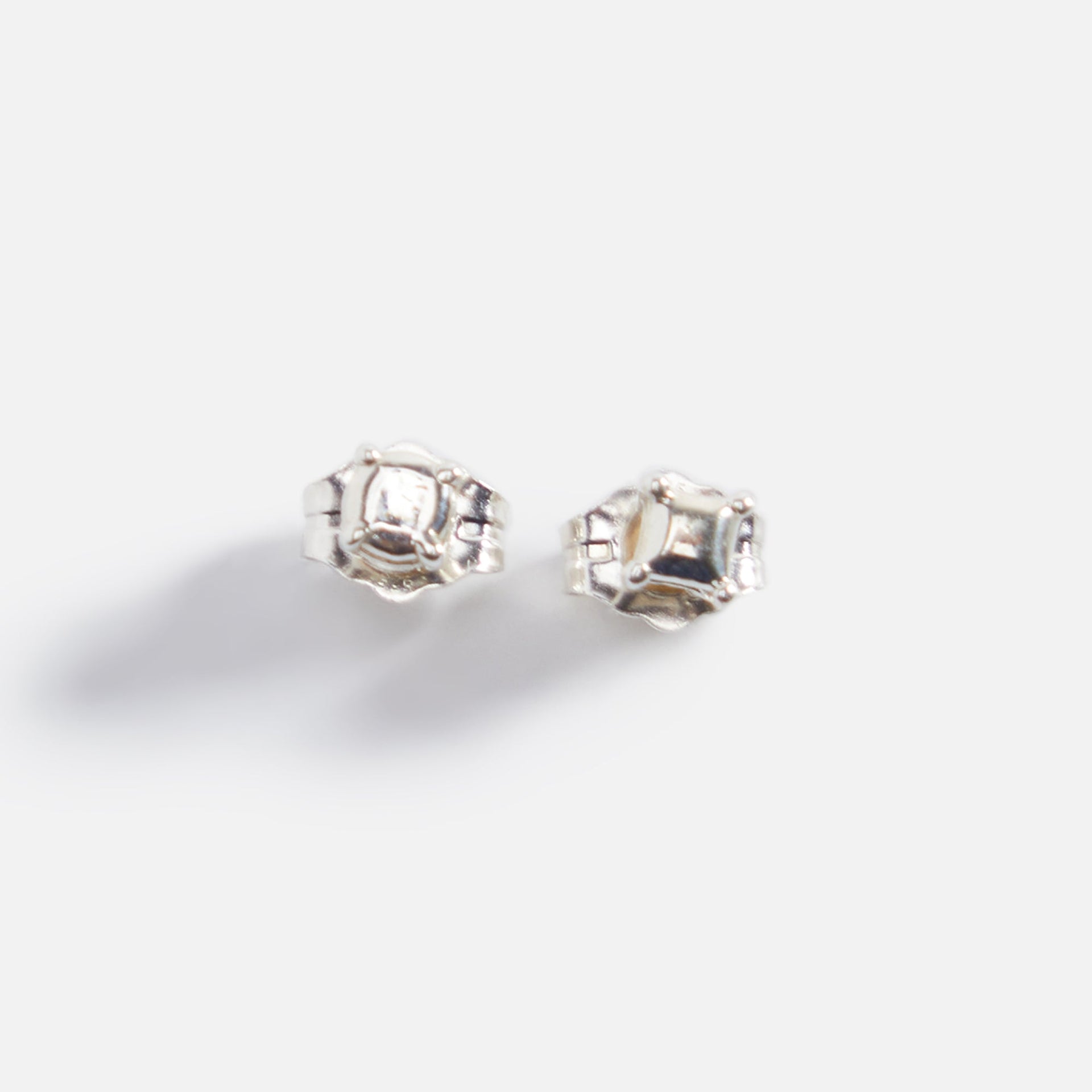 Martine Ali Silver Stone Prince Earrings - Silver