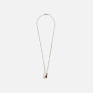 Martine Ali Onyx Charm Chain - Black / Silver