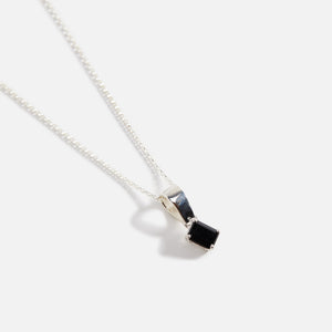 Martine Ali Smokey Topaz Charm Chain - Silver