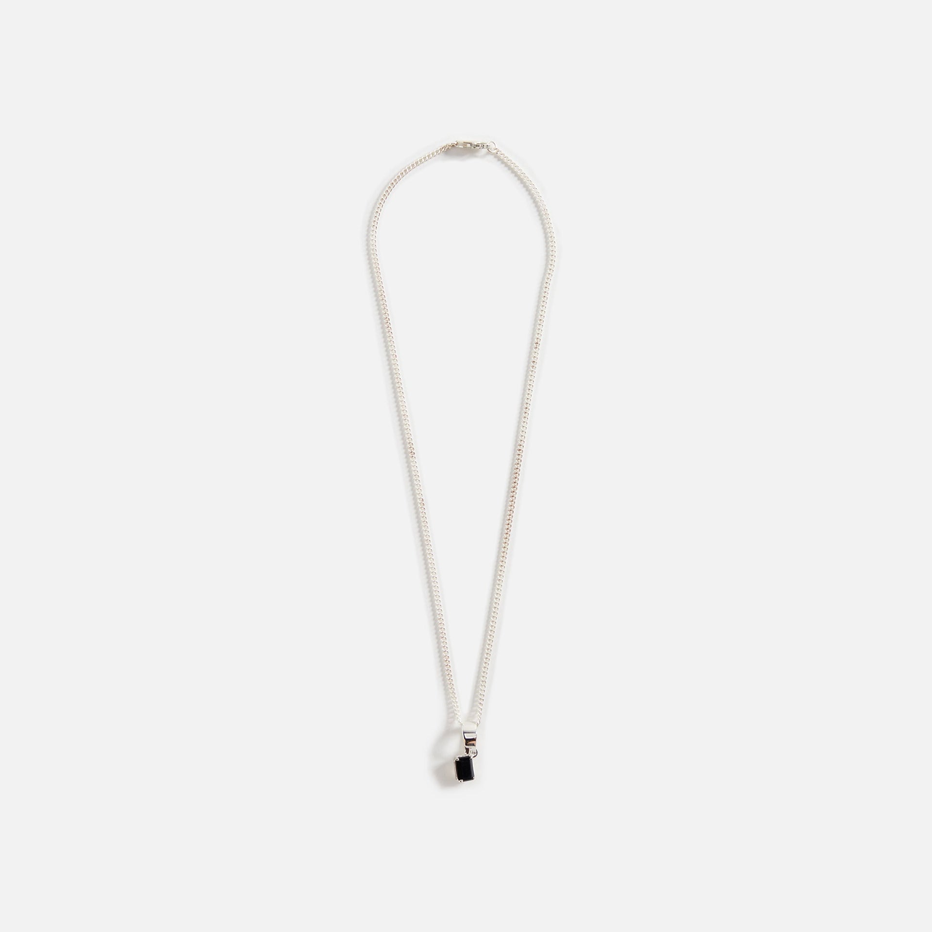 Martine Ali Smokey Topaz Charm Chain - Silver