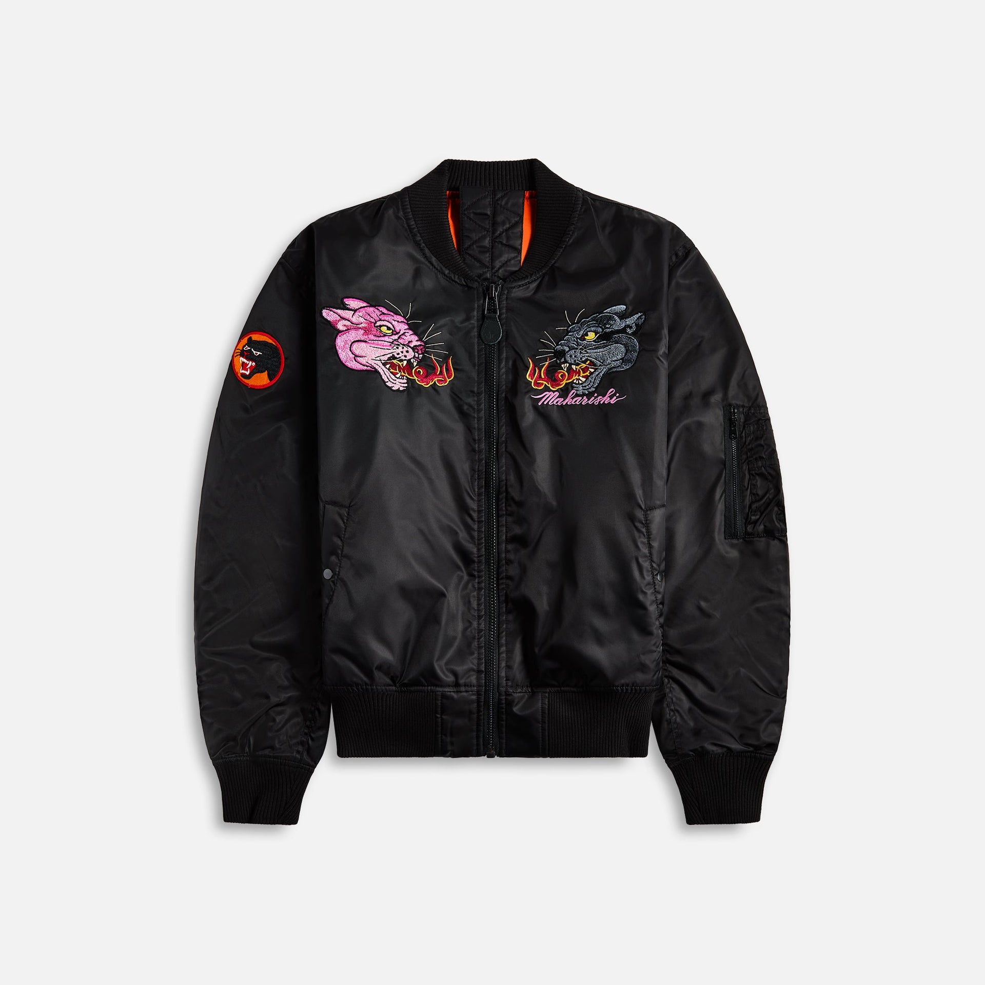 Maharishi Duality Panther MA1 Flight Jacket - Black