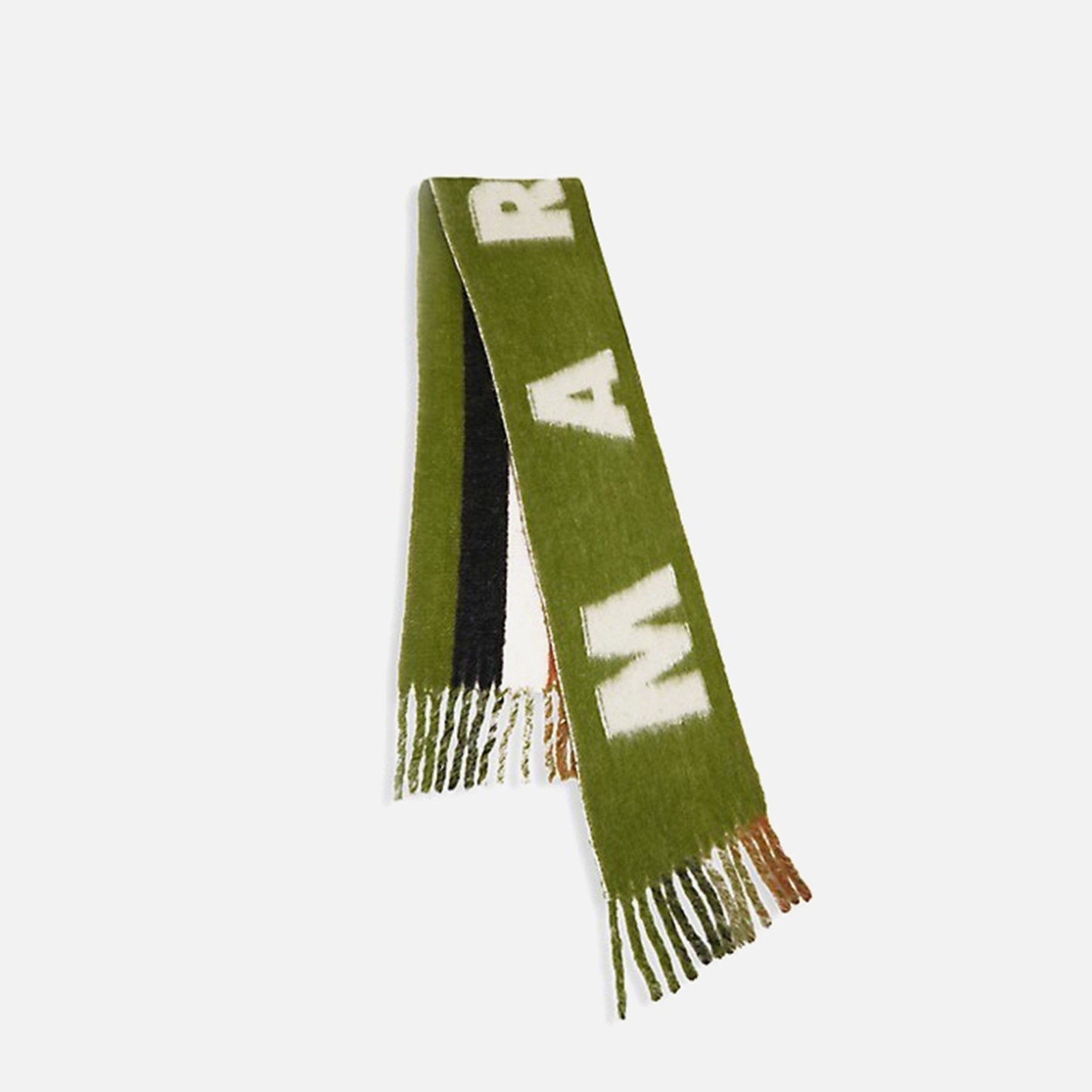 Marni Mohair Logo Scarf - Spring Green