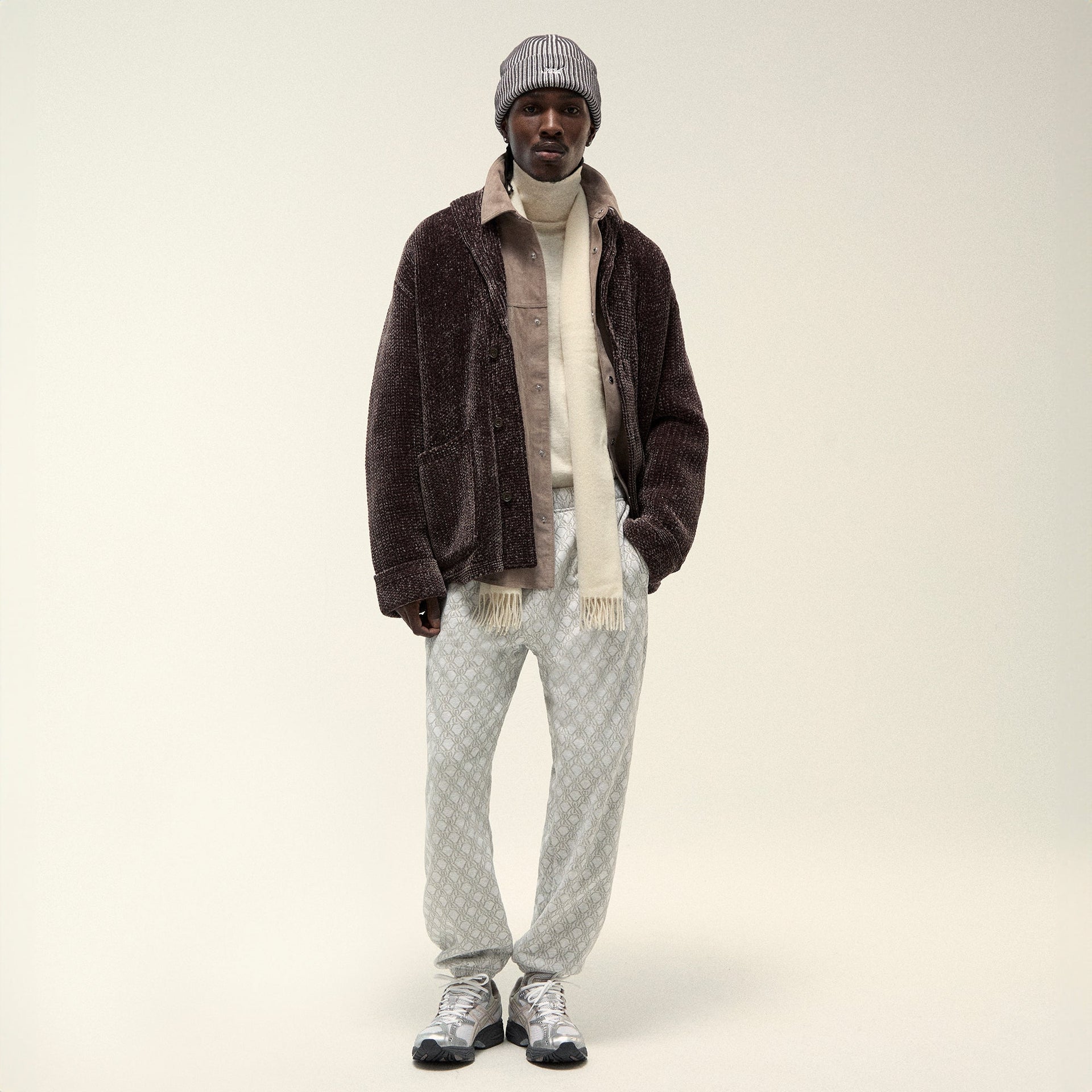 Kith Bonded Fleece Nelson Sweatpant - Light Heather Grey