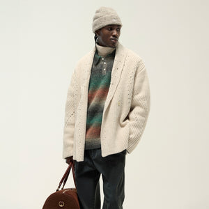 Kith Chenille Becker Cardigan - Sandrift