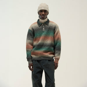 Kith Gradient Harmon Rugby Pullover Sweater - Theory