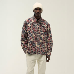 Kith Kilim Mosaic Brixton Puffed Shirt Jacket - Waffle