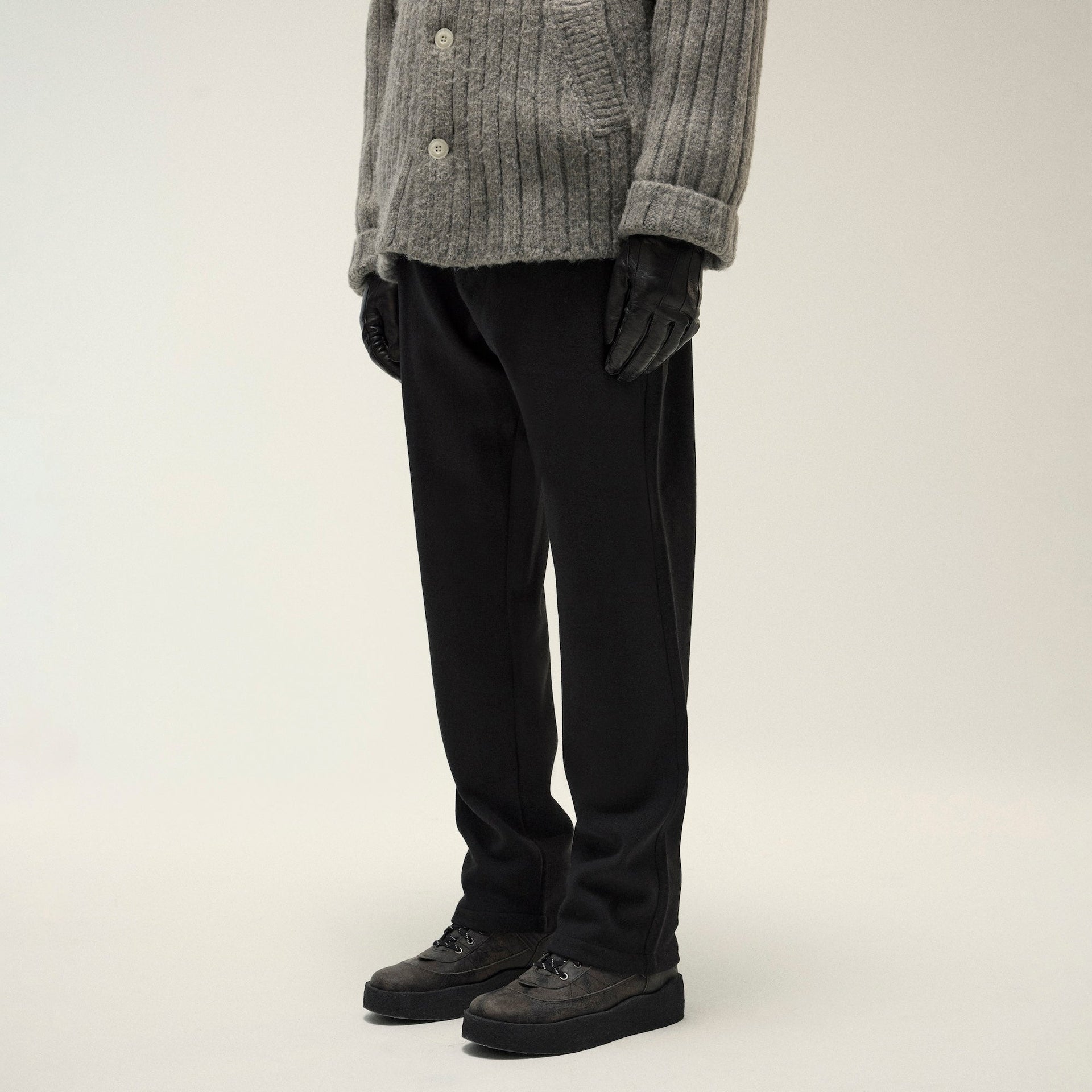 Kith Felted Jersey Lorimer Pant - Black