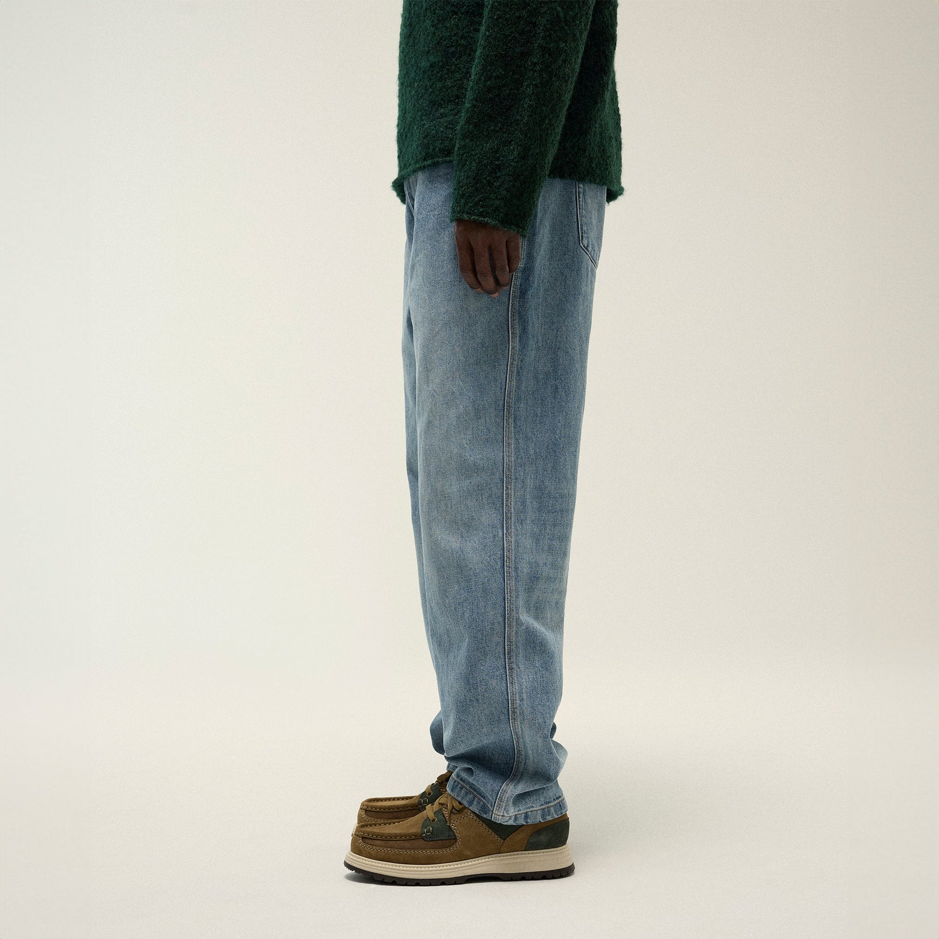 Kith Centre Straight Jean in Dark Indigo
